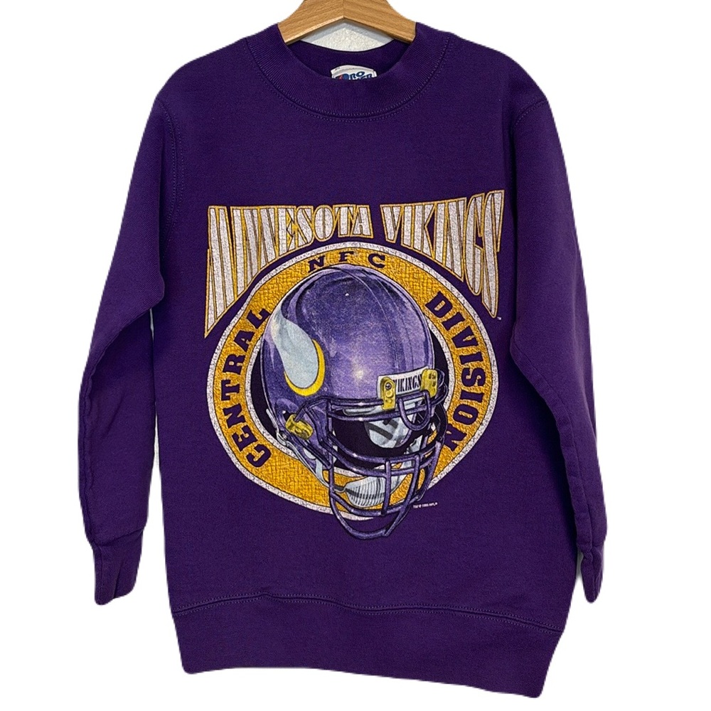 Minnesota Vikings Vintage Pro Player 1995 Crewneck Pullover Sweatshirt Large NFC